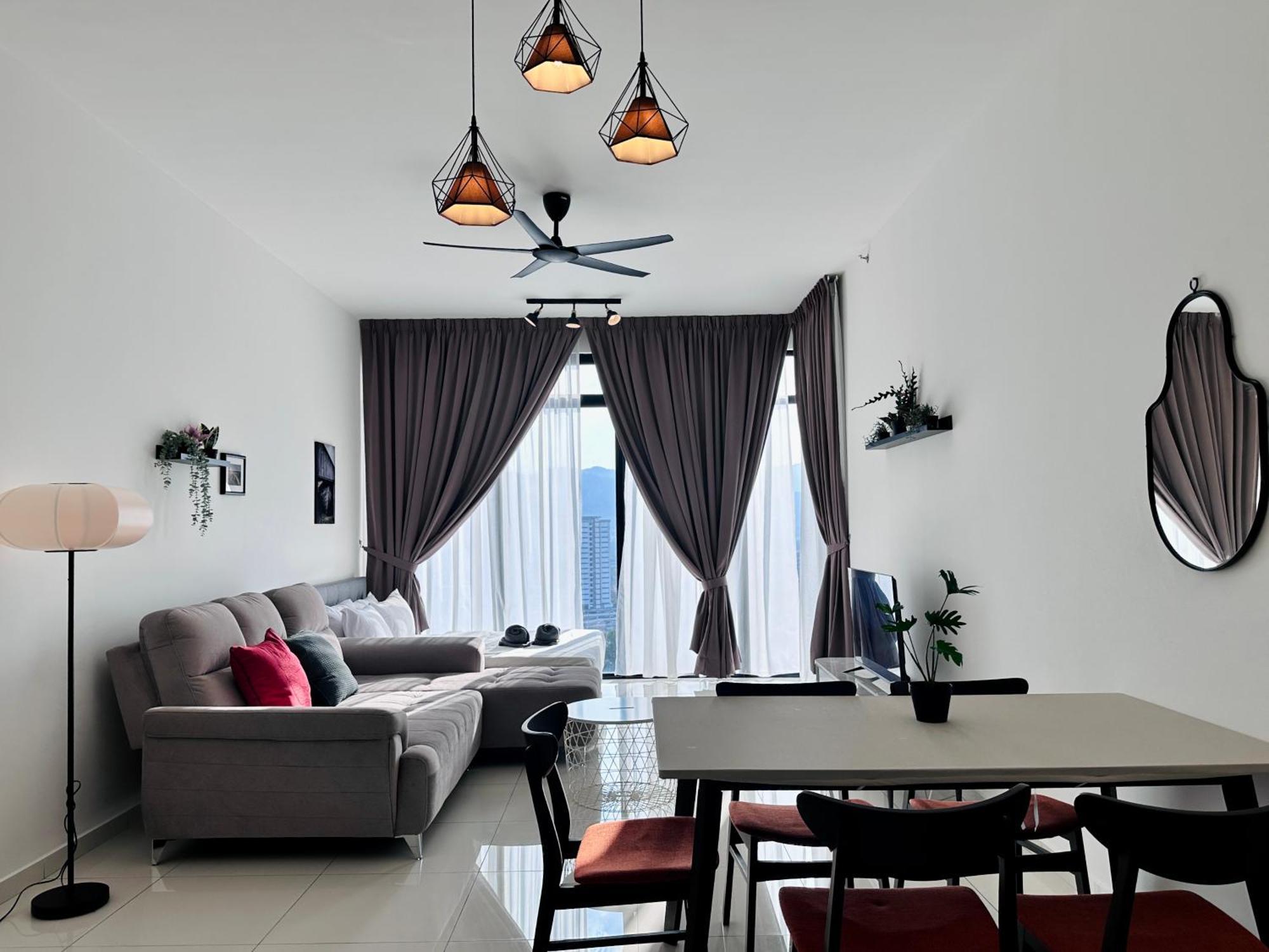 New 2Br Georgetown Warm And Lovely Homestay 10Pax-无敌美景两房民宿 Beacon Executive Suite Exteriör bild