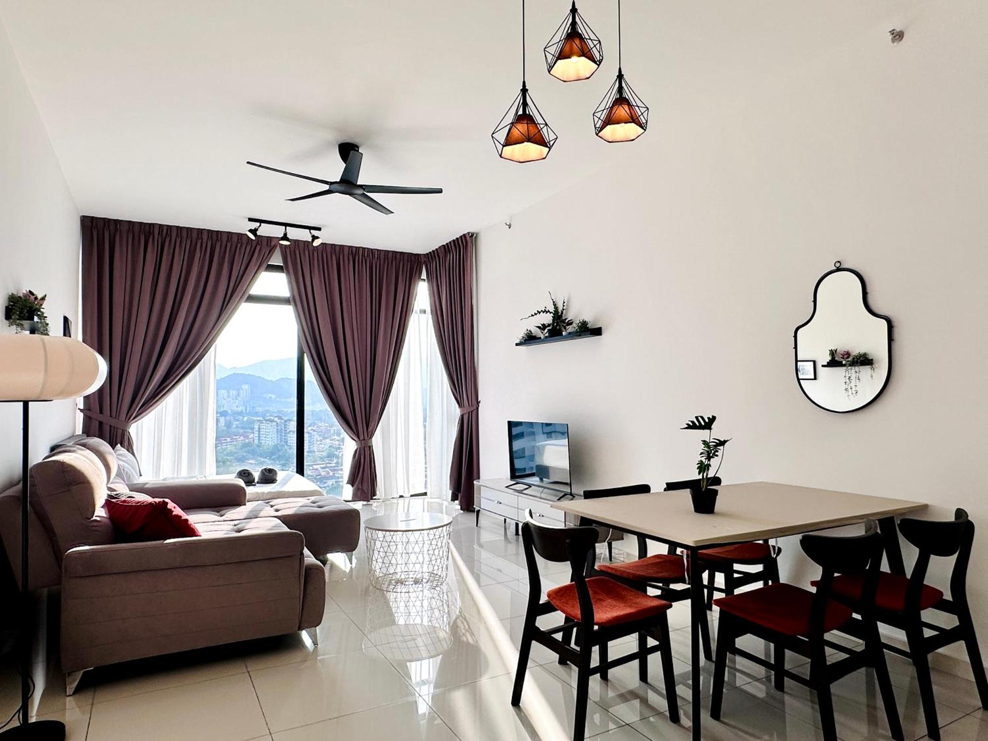 New 2Br Georgetown Warm And Lovely Homestay 10Pax-无敌美景两房民宿 Beacon Executive Suite Exteriör bild