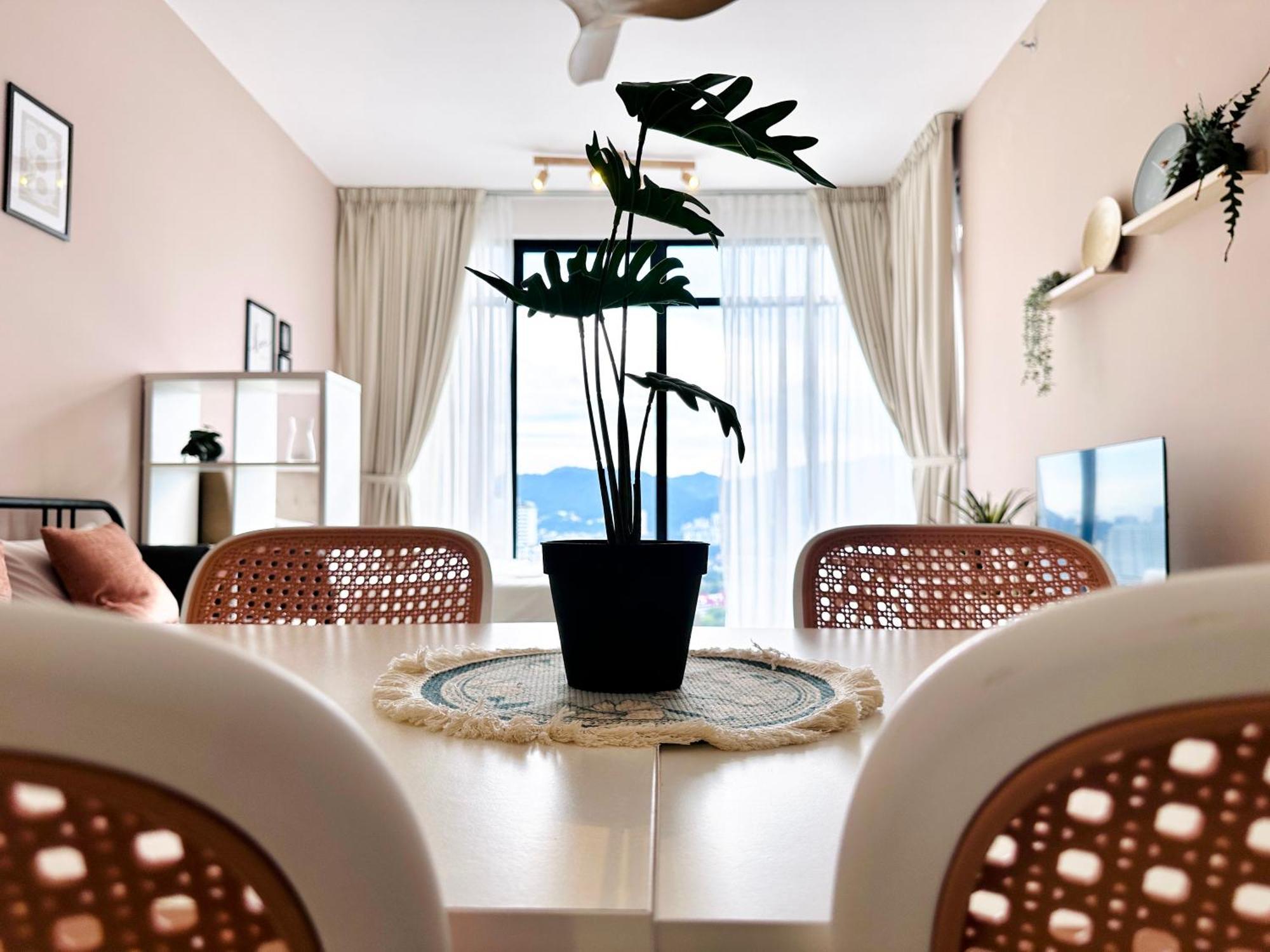 New 2Br Georgetown Warm And Lovely Homestay 10Pax-无敌美景两房民宿 Beacon Executive Suite Exteriör bild