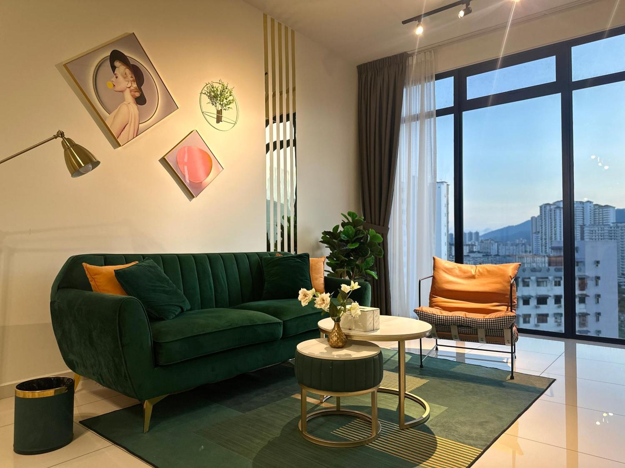 New 2Br Georgetown Warm And Lovely Homestay 10Pax-无敌美景两房民宿 Beacon Executive Suite Exteriör bild