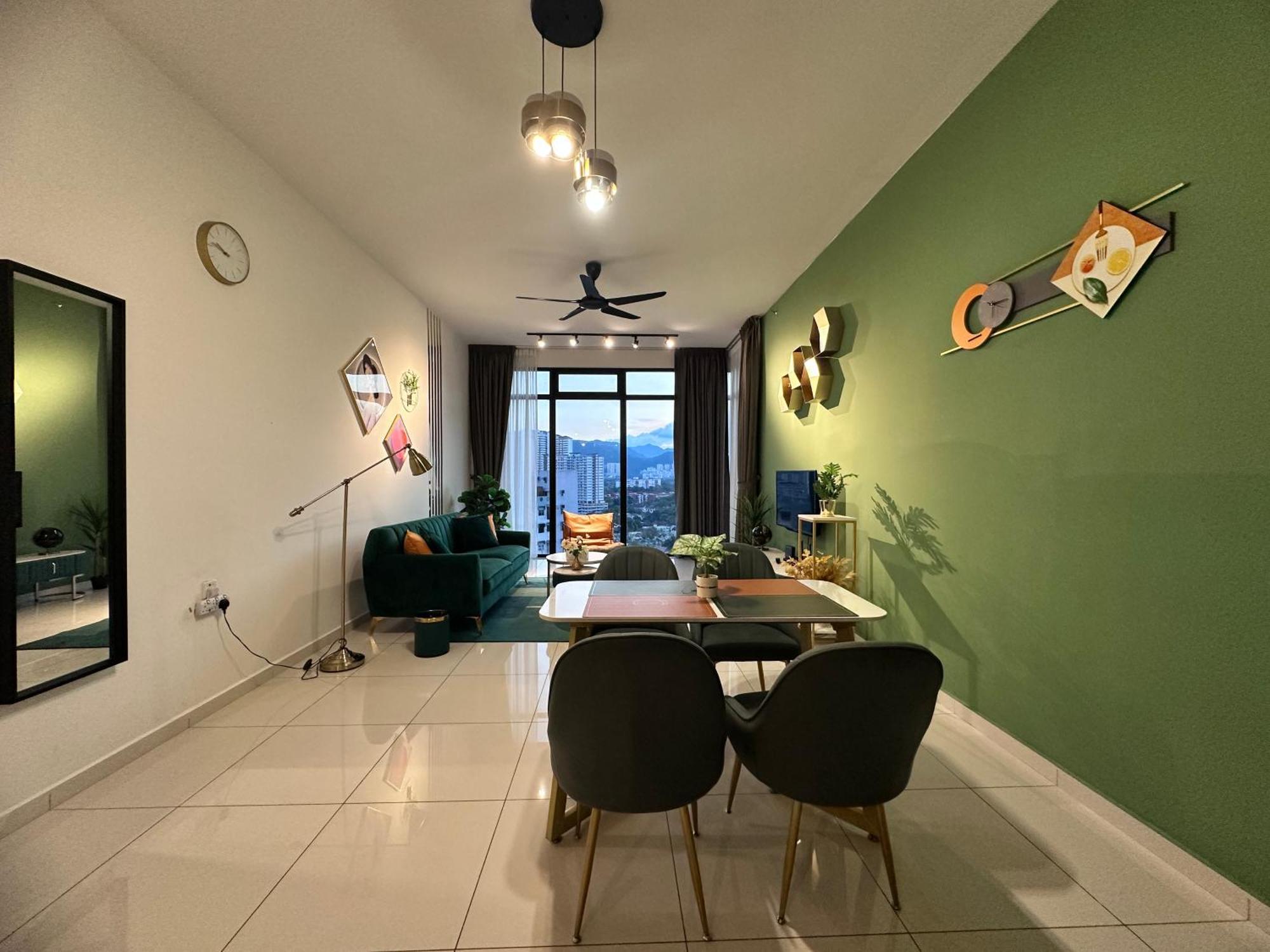 New 2Br Georgetown Warm And Lovely Homestay 10Pax-无敌美景两房民宿 Beacon Executive Suite Exteriör bild